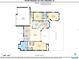Two-story home floor plan, featuring multiple bedrooms, bathrooms, and open living spaces at 18138 Petoskey Cir, Port Charlotte, FL 33948