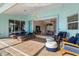 Spacious patio with seating and view of the pool at 18138 Petoskey Cir, Port Charlotte, FL 33948