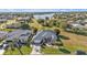 An aerial view of a house near a lake at 26081 Templar Ln, Punta Gorda, FL 33983