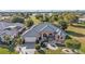 Aerial view of a single-Gathering home with a metal roof at 26081 Templar Ln, Punta Gorda, FL 33983