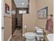 Clean bathroom with walk-in shower and tiled floors at 26081 Templar Ln, Punta Gorda, FL 33983