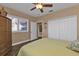 Spacious bedroom with double doors and tiled floors at 26081 Templar Ln, Punta Gorda, FL 33983