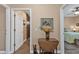 Bright hallway with access to bathroom and bedroom at 26081 Templar Ln, Punta Gorda, FL 33983