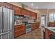 Updated kitchen with stainless steel appliances and granite counters at 26081 Templar Ln, Punta Gorda, FL 33983