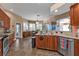 Spacious kitchen with stainless steel appliances and ample cabinetry at 26081 Templar Ln, Punta Gorda, FL 33983
