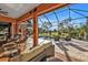 Spacious screened pool and patio area at 26081 Templar Ln, Punta Gorda, FL 33983