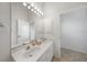 Double vanity bathroom with separate room at 3116 Silkwood Ln, Port Charlotte, FL 33953
