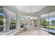 Breakfast nook with view of the golf course at 3116 Silkwood Ln, Port Charlotte, FL 33953
