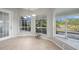 Bright breakfast nook with access to the backyard at 3116 Silkwood Ln, Port Charlotte, FL 33953