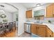 View of kitchen sink and dishwasher at 330 45Th S St, St Petersburg, FL 33711