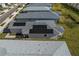 Aerial view of house showcasing solar panels on the roof at 44197 Frontier Dr, Punta Gorda, FL 33982