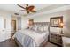 Spacious bedroom with ceiling fan at 900 E Marion Ave # 1403, Punta Gorda, FL 33950