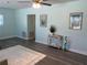 Cozy living area with modern decor, light-colored walls, and stylish flooring at 115 Leland Se St, Port Charlotte, FL 33952