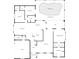 Detailed floor plan of a house with a pool, screened porch, and garage at 1160 Rizzo St, Port Charlotte, FL 33952