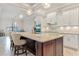 Open concept kitchen with large island and stainless steel appliances at 1228 Eppinger Dr, Port Charlotte, FL 33953