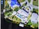 Bird's-eye view of house, pool, and canal-side lot at 193 N Waterway Nw Dr, Port Charlotte, FL 33952