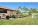 Backyard area has room for gardening and landscaping at 2259 Kenya Ln, Punta Gorda, FL 33983