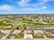 Aerial view showing home's curb appeal and location at 24 Oakland Hills Ct, Rotonda West, FL 33947