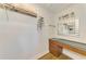 Walk-in closet with built-in shelving and drawers at 24 Oakland Hills Ct, Rotonda West, FL 33947