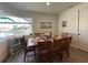 Charming dining room with seating for eight and a lovely waterfront view at 2750 W Marion Ave, Punta Gorda, FL 33950