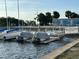 View of boats docked on the water with Gulf Shore Sailing signage in the background at 2750 W Marion Ave, Punta Gorda, FL 33950