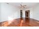 Bright bedroom with hardwood floors and access to another room at 3324 Antigua Dr, Punta Gorda, FL 33950