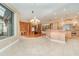 Open concept kitchen with an island and breakfast nook at 3324 Antigua Dr, Punta Gorda, FL 33950