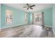 Light and airy bedroom with sliding glass doors to patio at 525 Madrid Blvd, Punta Gorda, FL 33950