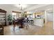 Charming dining area with a round table and four chairs at 87 Vivante Blvd # 8736, Punta Gorda, FL 33950