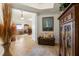 Bright and spacious entryway with decorative furniture at 87 Vivante Blvd # 8736, Punta Gorda, FL 33950