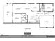 Detailed floor plan showcasing layout of rooms including kitchen, living room, and bedrooms at 2427 Daisy Dr, North Port, FL 34289