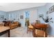 Kitchen features breakfast nook and access to backyard at 24490 Wallaby Ln, Punta Gorda, FL 33955