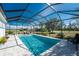 Large screened pool with plenty of space for relaxation at 24490 Wallaby Ln, Punta Gorda, FL 33955