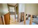 Hallway with tiled floor, showing damage and under construction at 3029 Buttonwood Pl, Punta Gorda, FL 33950