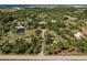 Aerial view of property, showcasing expansive lot and waterfront access at 3800 Acline Rd, Punta Gorda, FL 33950