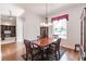Formal dining room, hardwood floors, and built-in hutch at 3800 Acline Rd, Punta Gorda, FL 33950