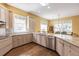 Eat-in kitchen with granite countertops and stainless steel appliances at 3800 Acline Rd, Punta Gorda, FL 33950