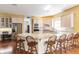 Modern kitchen featuring granite countertops and an island with seating at 3800 Acline Rd, Punta Gorda, FL 33950