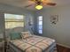 Guest bedroom with coastal decor at 4218 Yucatan Cir, Port Charlotte, FL 33948