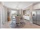 Elegant dining room with round table and neutral decor at 14070 Heritage Landing Blvd # 423, Punta Gorda, FL 33955
