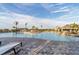Large community pool with plenty of lounge chairs at 14070 Heritage Landing Blvd # 423, Punta Gorda, FL 33955