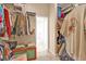 Large walk-in closet with ample shelving and hanging space at 2163 Silver Palm Rd, North Port, FL 34288