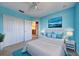 Light and airy bedroom with a comfortable bed and built-in closet at 4261 River Bank Way, Punta Gorda, FL 33980