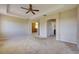 Bright bedroom featuring access to a private bathroom and loft at 4261 River Bank Way, Punta Gorda, FL 33980