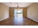 Gathering room with sliding doors to patio and tile floors at 4261 River Bank Way, Punta Gorda, FL 33980