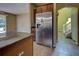 Kitchen with stainless steel appliances and granite countertops at 4261 River Bank Way, Punta Gorda, FL 33980