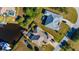 Stunning aerial perspective of neighboring homes with a canal in their backyard at 17220 Horizon Ln, Port Charlotte, FL 33948