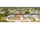 Aerial view of a beautiful property showcasing its waterfront location and proximity to local amenities at 164 Chelsea Nw Ct, Port Charlotte, FL 33952