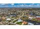 Lovely home with a backyard on a canal, surrounded by a charming neighborhood from above at 1380 Willet Ct, Punta Gorda, FL 33950
