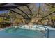 Screened in pool and spa with seating at 3341 Briant St, North Port, FL 34287
